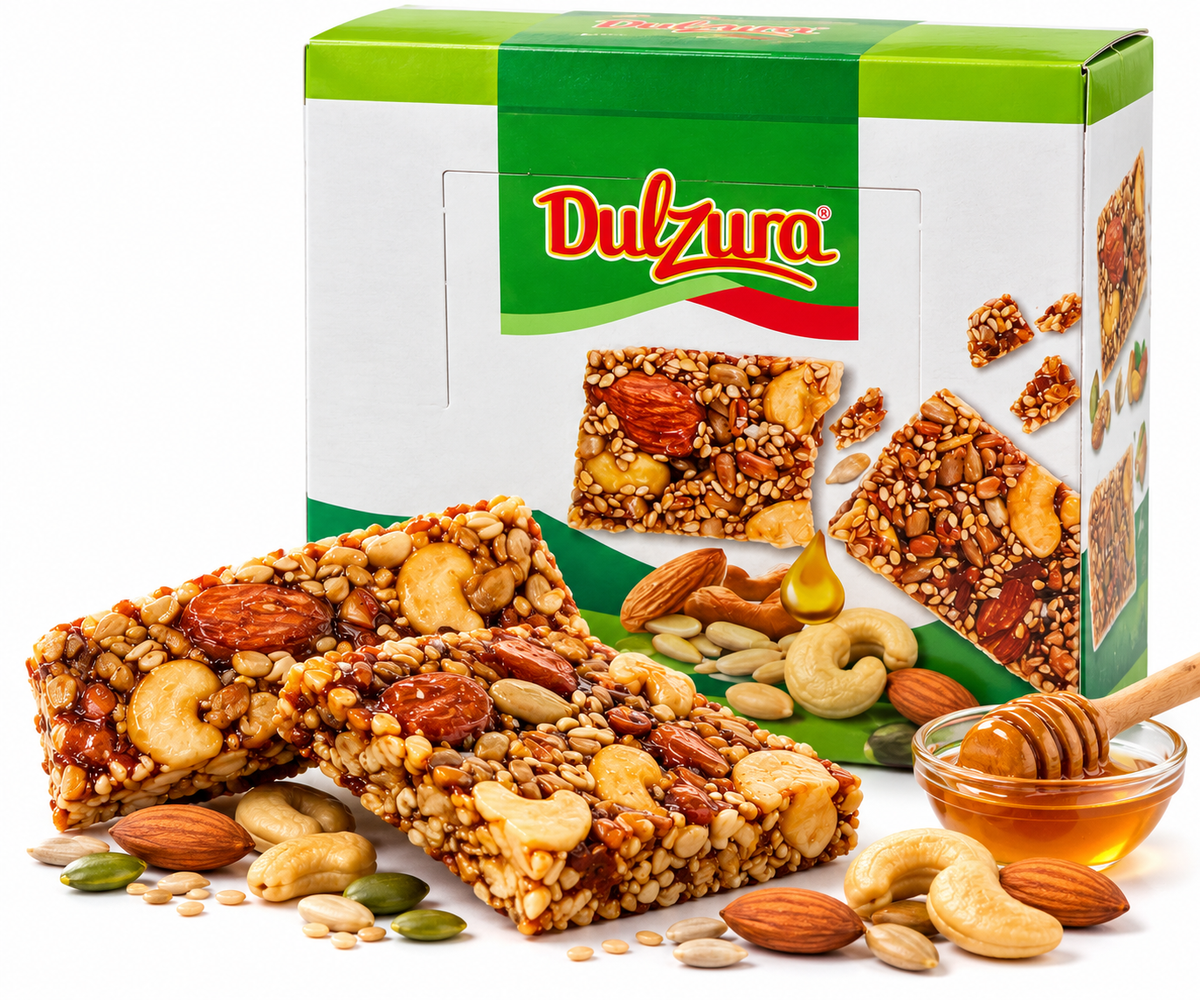 2 x Dulzura Bars Almonds + Cashews con Miel
