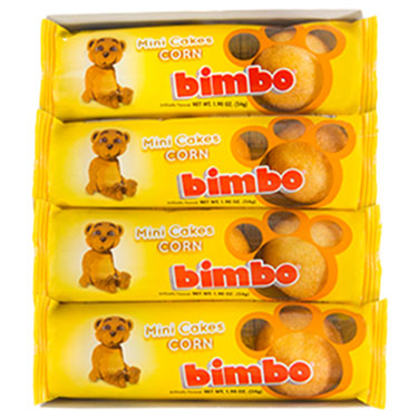 BIMBO MINI CAKES CORN 4/1.75 Oz.