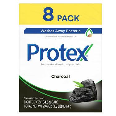 PROTEX CHARCOAL BAR SOAP 8PK 3.7 OZ