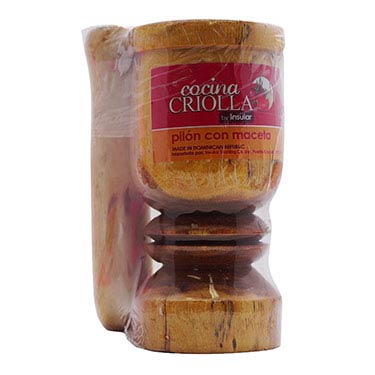 Cocina Criolla Pilón de Madera Mediano 9
