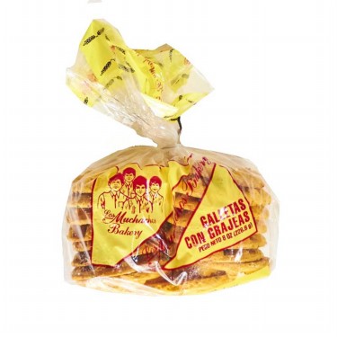 GALLETAS CON GRAJEAS DE LOS MUCHACHOS 8 OZ