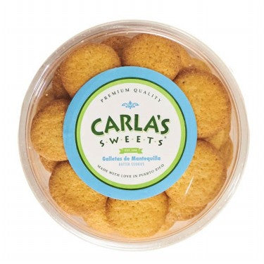 CARLA'S SWEETS GALLETAS DE MANTEQUILLA 8.0 OZ