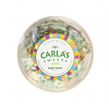 CARLA'S SWEETS SINGLE SNACKS 15CT/12 OZ