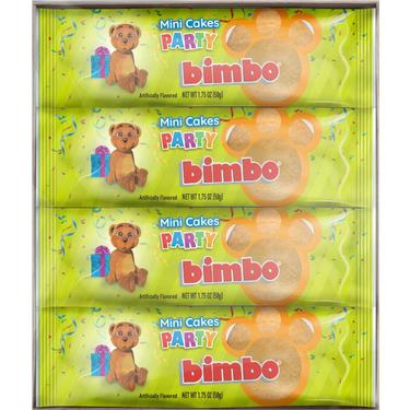 BIMBO MINI CAKE PARTY 4/1.75 Oz.