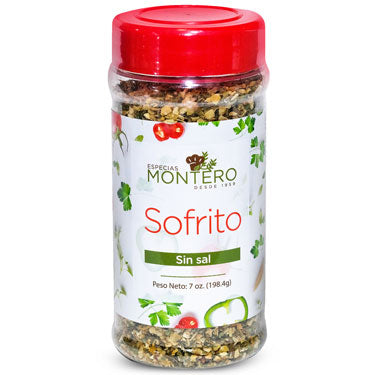 ESPECIAS MONTERO SOFRITO SIN SAL 7 OZ