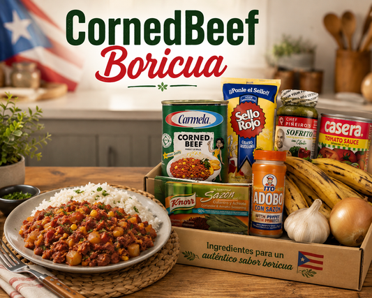 CornedBeef Boricua con Shipping Incluido