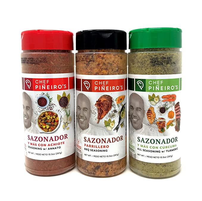 COMBO DE LOS SAZONADORES DEL CHEF PIÑEIRO 3 PACK  10.5 OZ