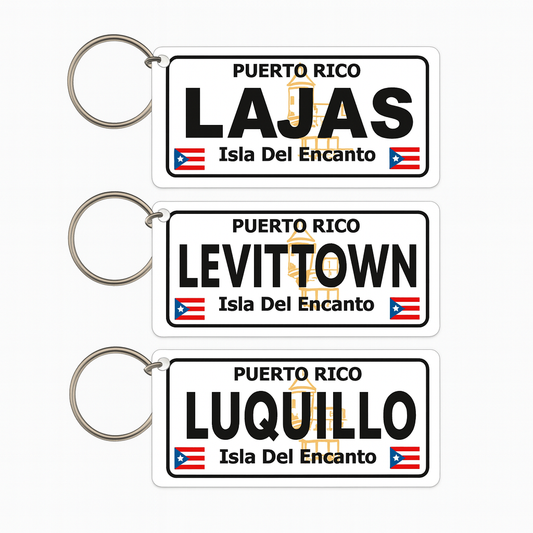 Llaveros de los pueblos de Puerto Rico