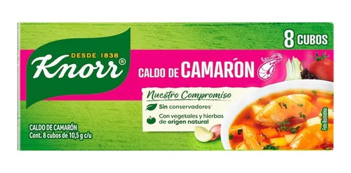2 x KNORR CUBOS DE CAMARON 8 CT