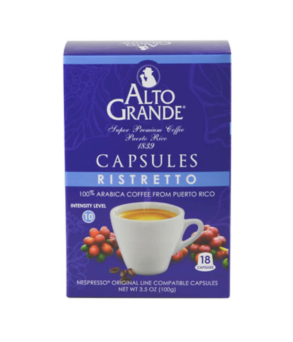ALTO GRANDE CAPSULES RISTRETTO 18 CT