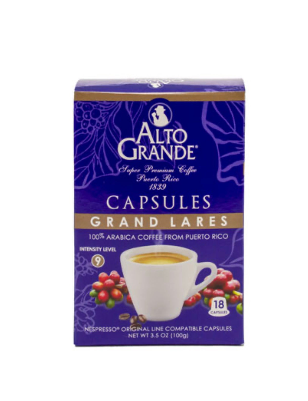 ALTO GRANDE CAPSULES GRAND LARES 18 CT