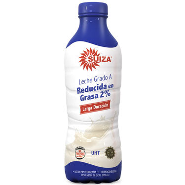 SUIZA LECHE UHT 2% REDUCIDA EN GRASA 32 OZ