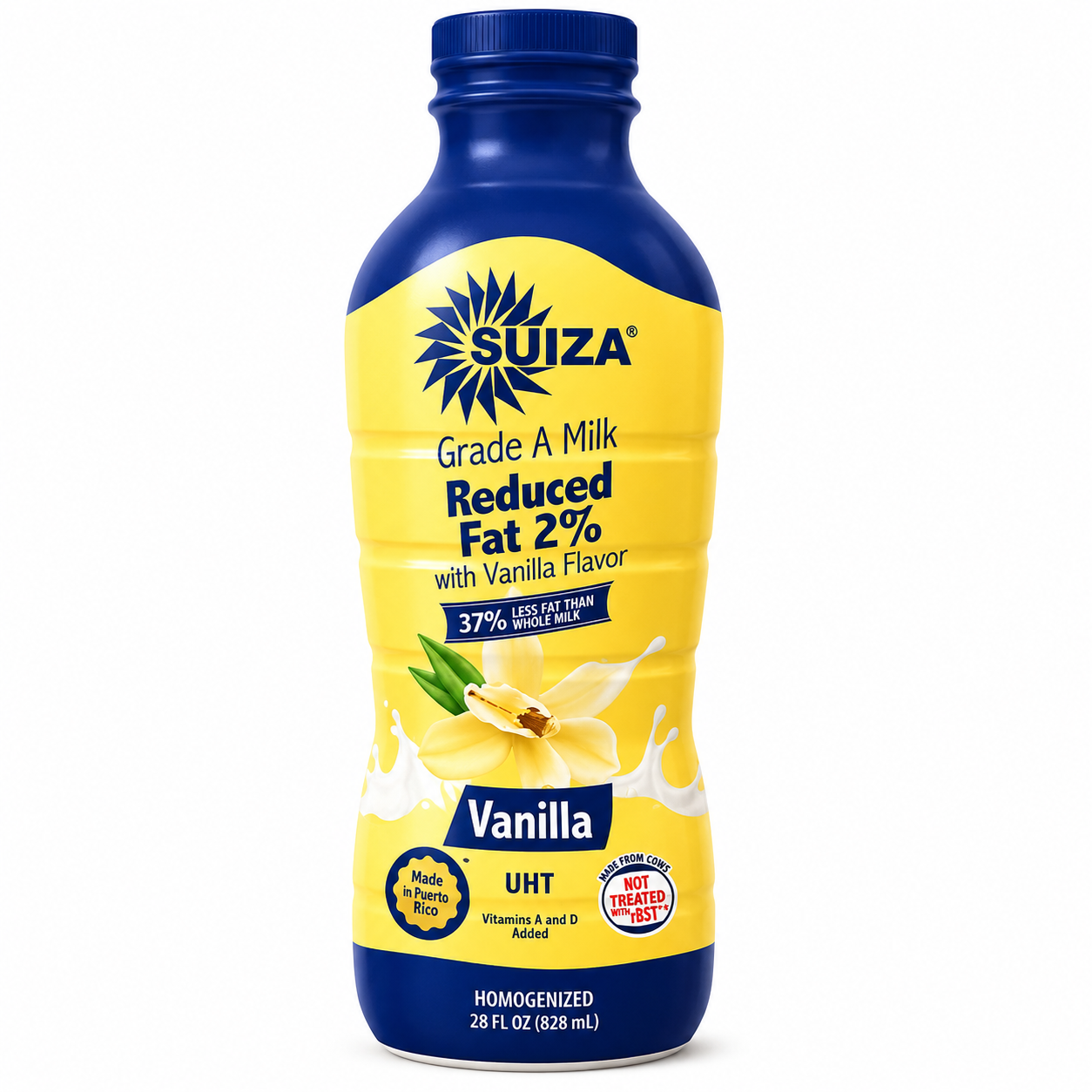 SUIZA LECHE DE VAINILLA UHT 2% 32 OZ