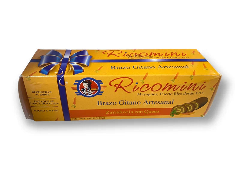 Brazo Gitano Ricomini de Zanahoria y Queso  Rollo, 15oz