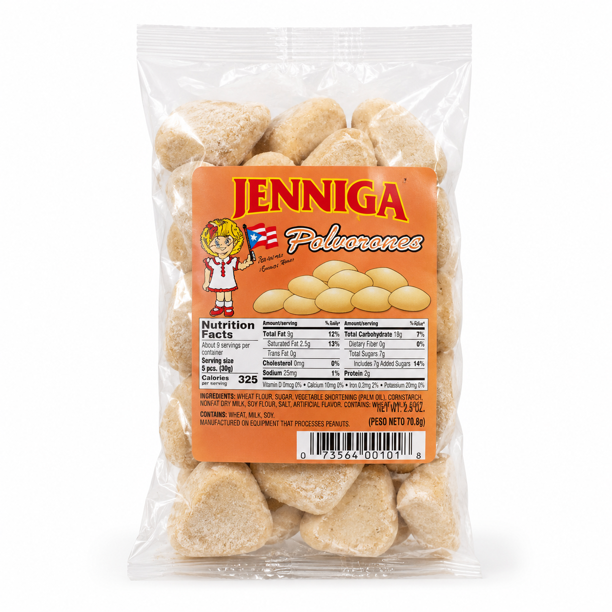 Polvorones Jenniga x 16 Pqt.