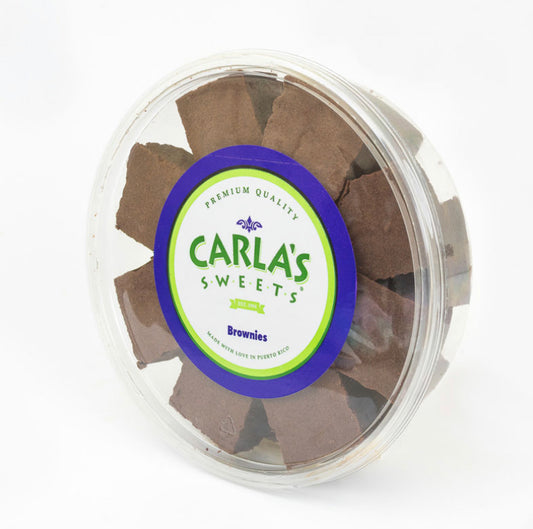 CARLA'S SWEETS BROWNIES 16.8 OZ