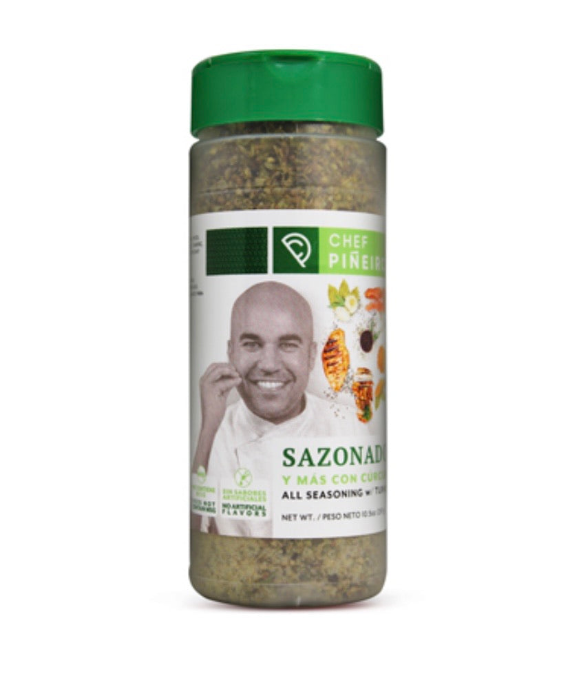 SAZONADOR Y MAS CON CÚRCUMAB CHEF PIÑEIRO  8.5 OZ