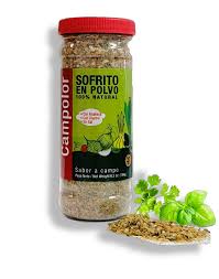 SOFRITO EN POLVO CON ALBAHACA, CILANTRO Y SIN SAL CAMPOLOR 6.5 OZ