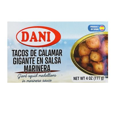 Tacos De Calamar Gigante En Salsa Marinera DANI