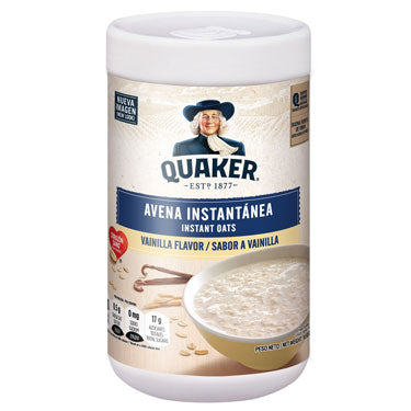 QUAKER AVENA INSTANTANEA SABOR VAINILLA 10.93 OZ